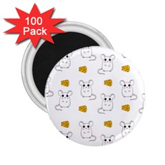 Cute Mouse Pattern 2 25  Magnets (100 Pack) 