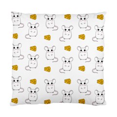 Cute Mouse Pattern Standard Cushion Case (one Side) by Valentinaart