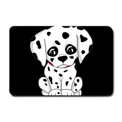 Cute Dalmatian Puppy  Small Doormat  by Valentinaart