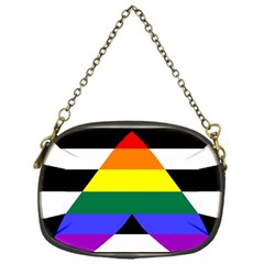 Straight Ally Flag Chain Purses (one Side)  by Valentinaart