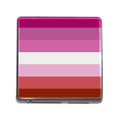 Lesbian Pride Flag Memory Card Reader (square) by Valentinaart