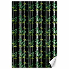 Bamboo Pattern Canvas 12  X 18  