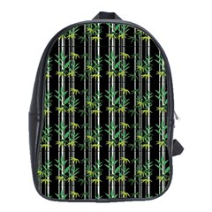 Bamboo pattern School Bag (XL)