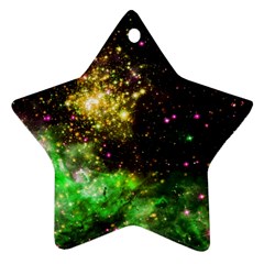 Space Colors Star Ornament (two Sides) by ValentinaDesign