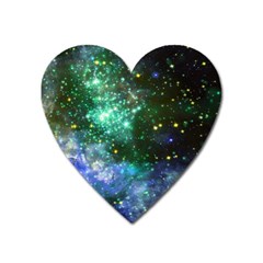 Space Colors Heart Magnet by ValentinaDesign