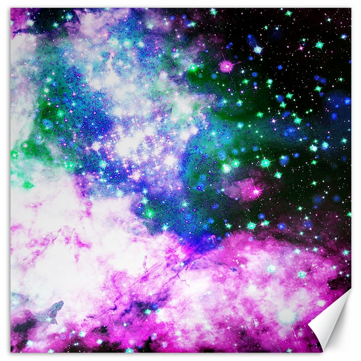 Space colors Canvas 16  x 16  