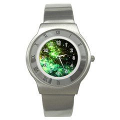 Space Colors Stainless Steel Watch by ValentinaDesign