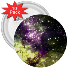 Space Colors 3  Buttons (10 Pack)  by ValentinaDesign