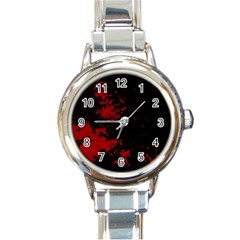 Space Colors Round Italian Charm Watch