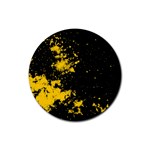 Space colors Rubber Coaster (Round)  Front