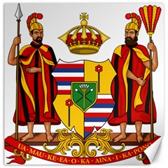 Kingdom Of Hawaii Coat Of Arms, 1795-1850 Canvas 12  X 12   by abbeyz71