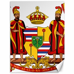 Kingdom Of Hawaii Coat Of Arms, 1795-1850 Canvas 36  X 48   by abbeyz71