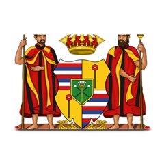 Kingdom Of Hawaii Coat Of Arms, 1795-1850 Plate Mats by abbeyz71