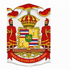 Kingdom Of Hawaii Coat Of Arms, 1850-1893 Small Garden Flag (two Sides) by abbeyz71