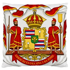 Kingdom Of Hawaii Coat Of Arms, 1850-1893 Standard Flano Cushion Case (one Side) by abbeyz71