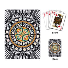 High Contrast Mandala Playing Card by linceazul