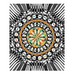 High Contrast Mandala Shower Curtain 60  x 72  (Medium)  60 x72  Curtain