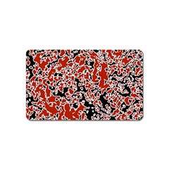 Splatter Abstract Texture Magnet (name Card) by dflcprints
