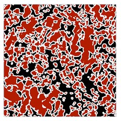 Splatter Abstract Texture Large Satin Scarf (square)