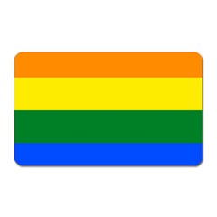 Pride Flag Magnet (rectangular) by Valentinaart