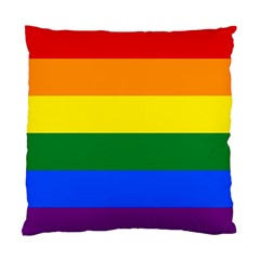 Pride Flag Standard Cushion Case (two Sides) by Valentinaart