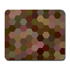 Brown Background Layout Polygon Large Mousepads by Nexatart