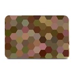 Brown Background Layout Polygon Plate Mats 18 x12  Plate Mat