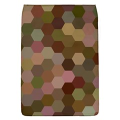 Brown Background Layout Polygon Flap Covers (s) 