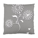 Flower Heart Plant Symbol Love Standard Cushion Case (One Side) Front