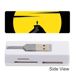 Man Mountain Moon Yellow Sky Memory Card Reader (Stick) 