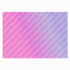 Diagonal Pink Stripe Gradient Large Glasses Cloth