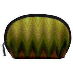 Zig Zag Chevron Classic Pattern Accessory Pouches (large)  by Nexatart