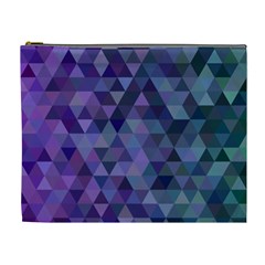 Triangle Tile Mosaic Pattern Cosmetic Bag (xl)