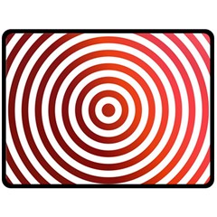 Concentric Red Rings Background Fleece Blanket (large)  by Nexatart