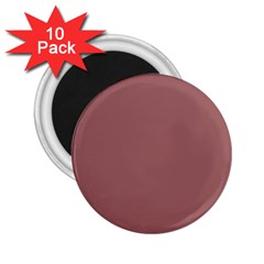 Blush Gold Coppery Pink Solid Color 2 25  Magnets (10 Pack)  by PodArtist