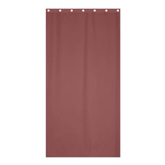 Blush Gold Coppery Pink Solid Color Shower Curtain 36  X 72  (stall)  by PodArtist