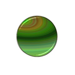 Green Background Elliptical Hat Clip Ball Marker (10 pack)