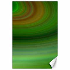 Green Background Elliptical Canvas 24  x 36 