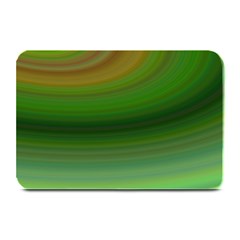 Green Background Elliptical Plate Mats