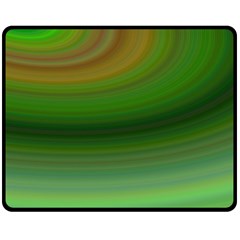 Green Background Elliptical Fleece Blanket (Medium) 