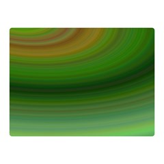 Green Background Elliptical Double Sided Flano Blanket (Mini) 