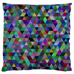 Triangle Tile Mosaic Pattern Standard Flano Cushion Case (one Side)