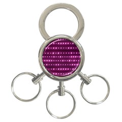 Galaxy Stripes Pattern 3-ring Key Chains by dflcprints