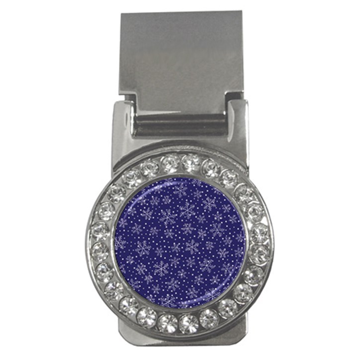 Pattern Circle Multi Color Money Clips (CZ) 