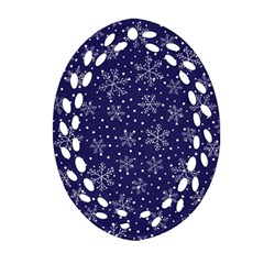 Pattern Circle Multi Color Ornament (oval Filigree) by Nexatart