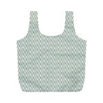 Vintage Pattern Chevron Full Print Recycle Bags (M)  Back