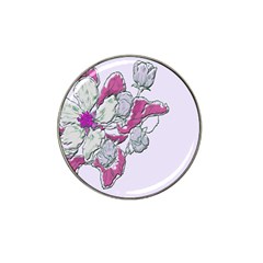 Bouquet Flowers Plant Purple Hat Clip Ball Marker (10 Pack) by Nexatart