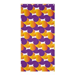 Pattern Background Purple Yellow Shower Curtain 36  X 72  (stall)  by Nexatart