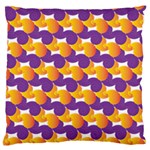 Pattern Background Purple Yellow Standard Flano Cushion Case (One Side) Front