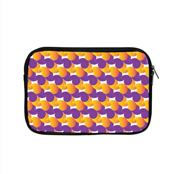 Pattern Background Purple Yellow Apple MacBook Pro 15  Zipper Case